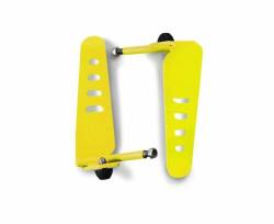 Steinjager - Steinjager Metal Style Foot Peg Kit-Neon Yellow for Wrangler TJ J0046533 - Image 1