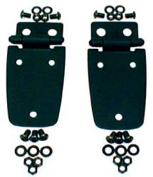 Rugged Ridge 11205.02 Hood Hinges Black for 97-06 Jeep Wrangler TJ