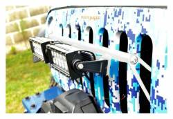 Steinjager - Steinjager Grille Mount Light Bracket Kit-Cloud White for Wrangler JK J0044774 - Image 2