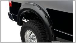 Bushwacker 20054-02 Pocket Style Rear Fender Flares Black for Ford F150