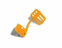 Steinjager - Steinjager Dead Pedal Foot Rest Kit-Fluorescent Orange for Jeep JK J0046234 - Image 1