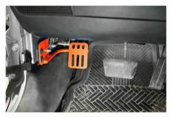 Steinjager - Steinjager Dead Pedal Foot Rest Kit-Fluorescent Orange for Jeep JK J0046234 - Image 2