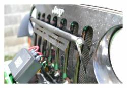Steinjager - Steinjager Grille Mount Light Bracket Kit-Text Black for Wrangler JK J0041401 - Image 2
