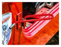 Steinjager - Steinjager J0045923 Wire Style Foot Peg Kit Red Baron for Wrangler YJ - Image 1