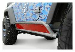 Steinjager - Steinjager Phantom Rock Sliders-Gray Hammertone for Wrangler JK 2DR J0044908 - Image 2