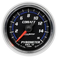 AutoMeter - AutoMeter 6144 Cobalt Pyrometer Gauge 0-1600Â-DEG F 2-1/16" Stepper Motor - Image 1