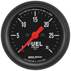 AutoMeter - AutoMeter 2660 Z-Series Fuel Pressure Gauge 0-30PSI 2-1/16" Stepper Motor - Image 1