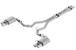 Borla - Borla 140743 ATAK Cat-Back Exhaust Dual Split Rear Exit for 18-23 Mustang GT - Image 1