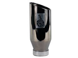 aFe 49-92018-BC Stainless Steel Exhaust Tip 4" Inlet x 5" Outlet x 12" Length