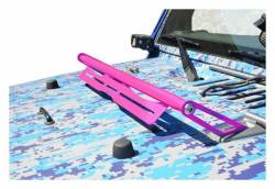 Steinjager - Steinjager Hood Mount Light Bracket Kit-Hot Pink for Wrangler JK J0046511 - Image 1