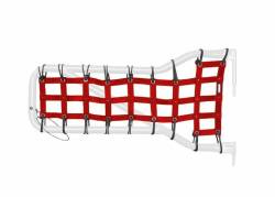 Steinjager - Steinjager Cargo Net Tube Door Covers Front Red for Wrangler JK J0043659 - Image 1