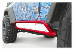 Steinjager - Steinjager Phantom Rock Sliders Red Baron for Wrangler JK 2DR J0044899 - Image 2