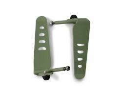 Steinjager - Steinjager Metal Style Foot Peg Kit-Locas Green for Wrangler TJ J0043889 - Image 1