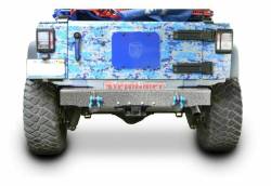 Steinjager - Steinjager Rear Off Road D-Ring Bumper-Gray Hammertone for Jeep JK J0048148 - Image 2
