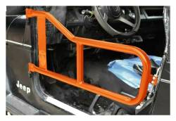 Steinjager - Steinjager Front Tubular Trail Doors-Orange for Jeep Scrambler J0045388 - Image 4