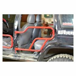 Steinjager - Steinjager Rear Tubular Trail Doors-Bare for Jeep XJ 4DR J0047855 - Image 2