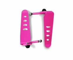 Steinjager - Steinjager Metal Style Foot Peg Kit-Hot Pink for Wrangler TJ J0046535 - Image 1