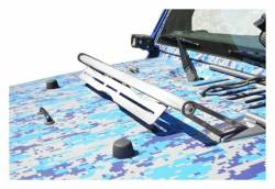 Steinjager - Steinjager Hood Mount Light Bracket Kit-Cloud White for Wrangler JK J0043609 - Image 1