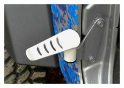 Steinjager - Steinjager Metal Style Foot Peg Kit-Cloud White for Wrangler JK J0043460 - Image 2