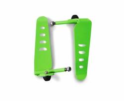 Steinjager - Steinjager Metal Style Foot Peg Kit-Neon Green for Wrangler TJ J0043887 - Image 1