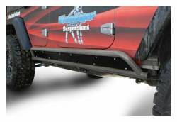 Steinjager - Steinjager Phantom Rock Sliders-Gray Hammertone for Wrangler JK 4DR J0044892 - Image 1