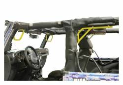 Steinjager - Steinjager Front/Rear Rigid Grab Handles-Lemon Peel for Jeep JK 2DR J0044763 - Image 1