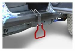 Steinjager - Steinjager Truck Cab Side Stirrup Step Red Baron for Wrangler TJ J0045878 - Image 2