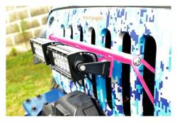 Steinjager - Steinjager Grille Mount Light Bracket w/LEDs-Hot Pink for Jeep JK J0046544 - Image 2