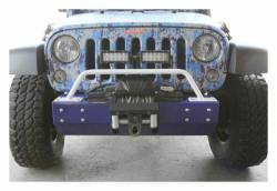 Steinjager - Steinjager Front Bumper Light Bar Bracket-Cloud White for Wrangler JK J0046853 - Image 1