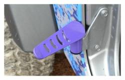 Steinjager - Steinjager Metal Style Foot Peg Kit-Sinbad Purple for Wrangler JK J0043459 - Image 2