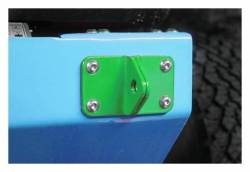 Steinjager - Steinjager Front/Rear Bumper D-Ring Mounts-Neon Green for Wrangler JK J0045333 - Image 2