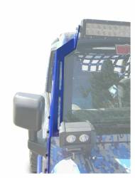 Steinjager - Steinjager 50" Upper Windshield Light Bracket Kit Black for Jeep JK J0047369 - Image 2