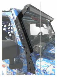 Steinjager - Steinjager 50" Upper Windshield Light Bracket Kit Black for Jeep JK J0047369 - Image 1