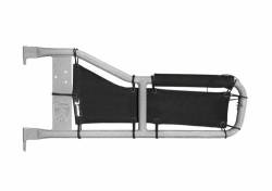 Steinjager - Steinjager Mesh Tube Door Covers Front Black for Jeep CJ7 J0045591 - Image 1