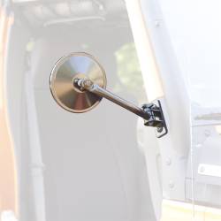 Rugged Ridge - Rugged Ridge 11025.10 Black Quick Release Mirror Relocation Kit 97-18 Jeep TJ/JK - Image 2