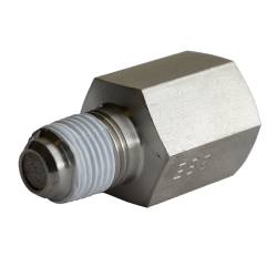 AutoMeter - AutoMeter 3279 Fitting Fuel Press Adapter 1/8" NPT Male To 1/8" NPT Female Steel - Image 1
