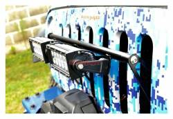 Steinjager - Steinjager Grille Mount Light Bracket Kit Black for Wrangler JK J0041388 - Image 1