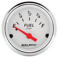 AutoMeter - AutoMeter 1315 Air-Core Arctic White Fuel Level Gauge 0-90Ohm 2-1/16" for GM - Image 1