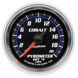 AutoMeter - AutoMeter 6145 Cobalt Pyrometer Gauge 0-2000 -DEG F 2-1/16" Stepper Motor - Image 1