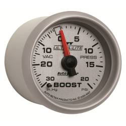 AutoMeter - AutoMeter 4907 Ultra-Lite II Mechanical Vacuum/Boost Gauge 30" HG/20PSI 2-1/16" - Image 3