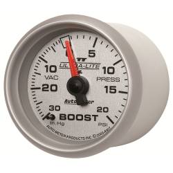 AutoMeter - AutoMeter 4907 Ultra-Lite II Mechanical Vacuum/Boost Gauge 30" HG/20PSI 2-1/16" - Image 2