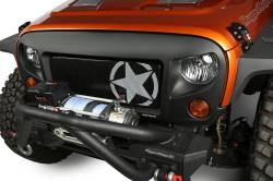 Rugged Ridge - Rugged Ridge Spartan Mesh Grille Insert Army Star Black 12034.21 - Image 2