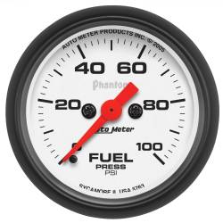 AutoMeter - AutoMeter 5763 Phantom Electric Fuel Pressure Gauge 0-100PSI 2-1/16" - Image 1