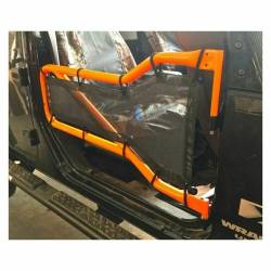 Steinjager - Steinjager Mesh Tube Door Covers Front Black for Wrangler JK J0041050 - Image 3