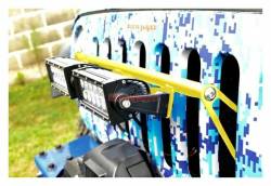 Steinjager - Steinjager Grille Mount Light Bracket Kit-Lemon Peel for Wrangler JK J0041395 - Image 1