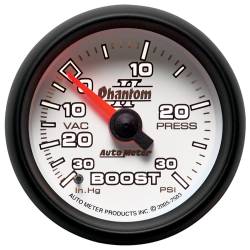 AutoMeter - AutoMeter 7503 Phantom II Mechanical Vacuum/Boost Gauge 30" HG/30 PSI 2-1/16" - Image 2