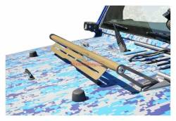 Steinjager - Steinjager Hood Mount Light Bracket Kit-Mil. Beige for Wrangler JK J0041438 - Image 1