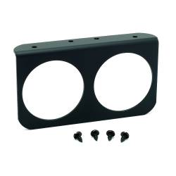 AutoMeter - AutoMeter 3232 Dual Gauge Mounting Panel Black Aluminum 2-5/8" - Image 1