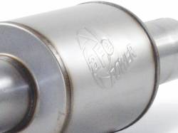 aFe Power - aFe 49-91014 4" Muffler 4"ID Inlet/Outlet x 30" Overall Length 8"Body Dia - Image 2