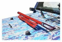 Steinjager - Steinjager Hood Mount Light Bracket Kit Red Baron for Wrangler JK J0041431 - Image 1